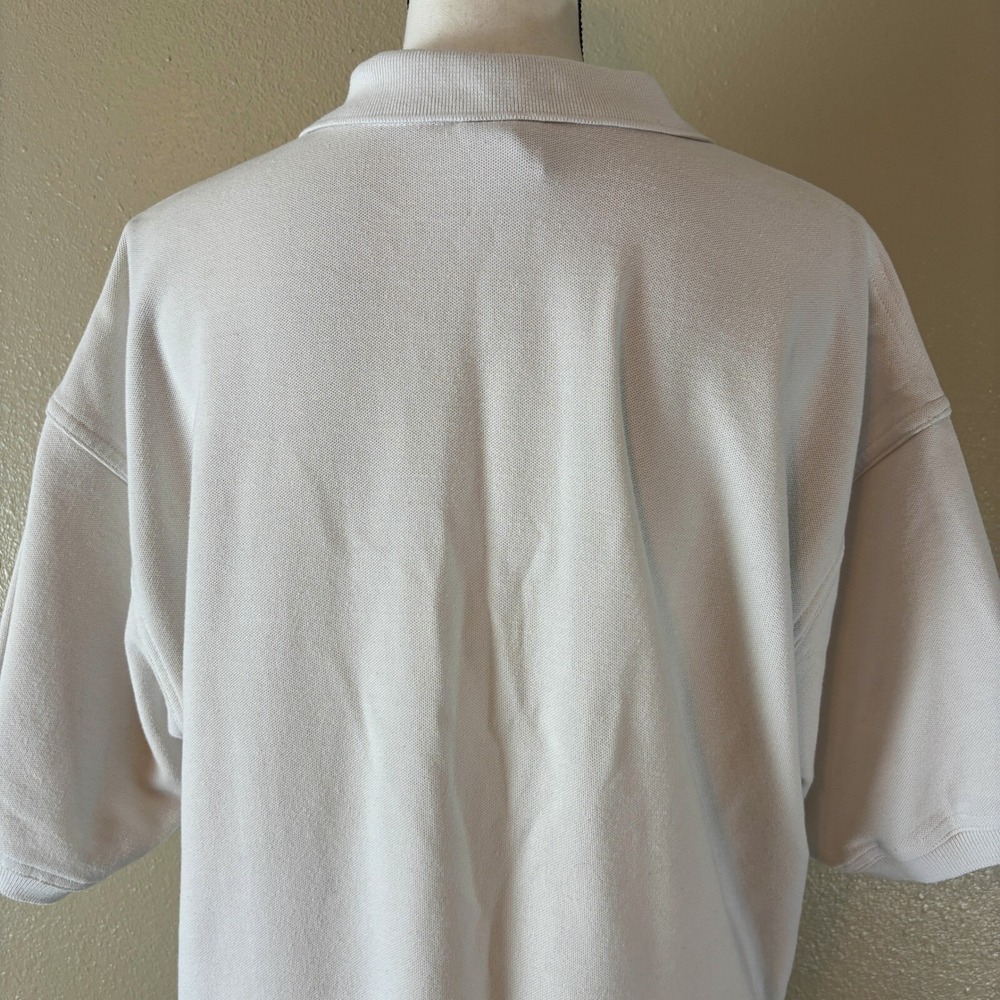 Playa del Carmen Mexico Souvenir White Golf‎ Polo Shirt Miro Men's XL Vacation - Picture 9 of 12